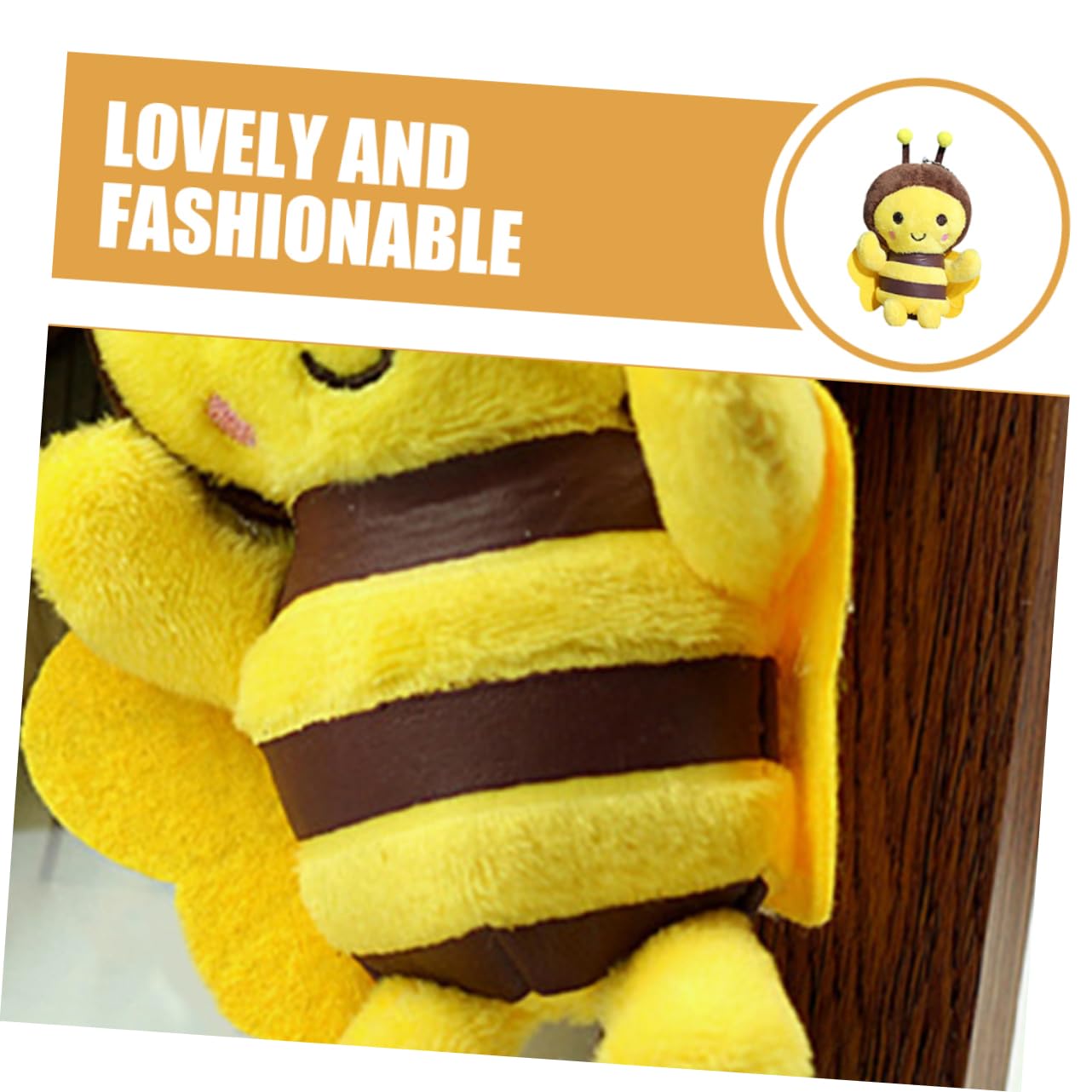 ibasenice 20 Piezas Adornos De Abeja Llaveros De Peluche Mochila Colgante De Abeja Colgantes De Abeja De Peluche Colgantes De Felpa Llaveros DIY Llavero De Abeja Decoración Adorno De Abeja