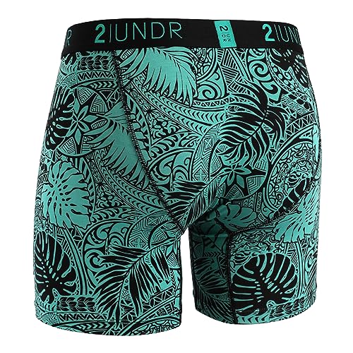 2UNDR Men's 6" Swing Shift Boxer Briefs (Samoa, X-Large)2