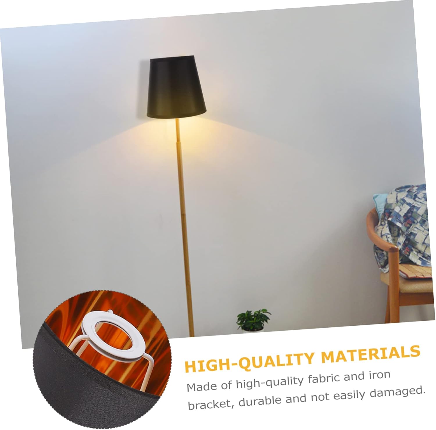 2pcs Cloth Lamp Shade Covers for Chandelier Wall and Table Lamps Stylish and Decorative Design for Living Room Bedroom and Boys and Girls Room Premium Easy to Install