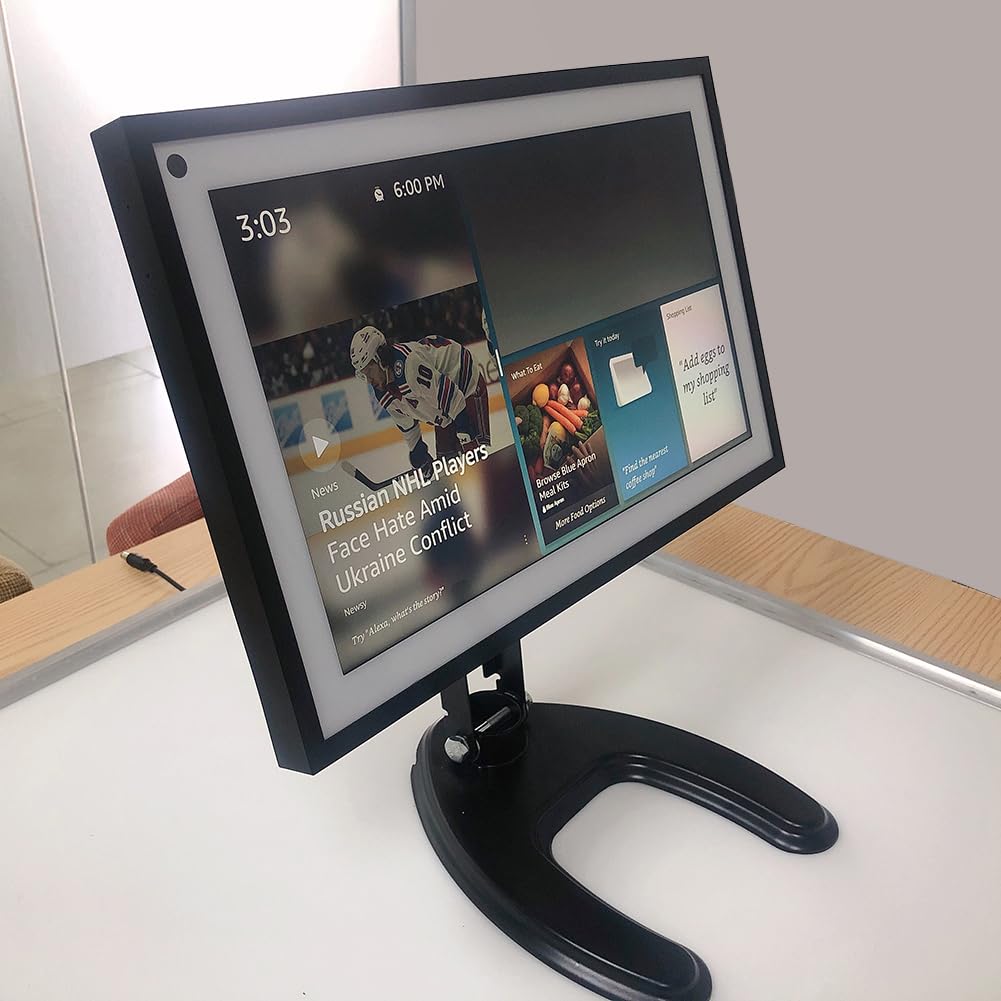 Waterproof Folding Monitor Base Display Regolabile Altezza regolabile Verro a rotazione universale Desktop Alluminio Staffa for Show 15