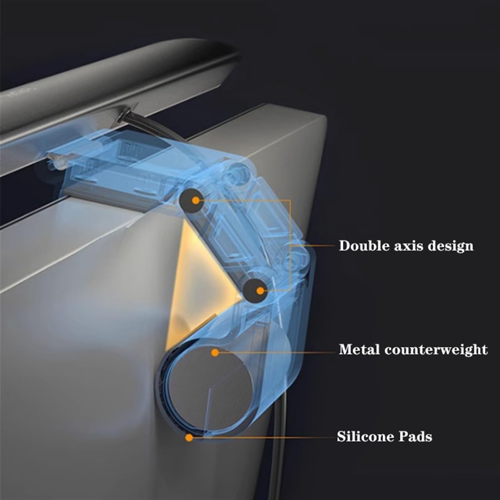 Schreibtischlampen Monitorlampe mit zwei Lichtquellen, 16-Zoll-dimmbare Monitor-Lichtleiste mit 3 Farbmodi, LED-Arbeitslampe mit Augenschutz, Speicherfunktion, for Zuhause und Büro LED Tischlampe