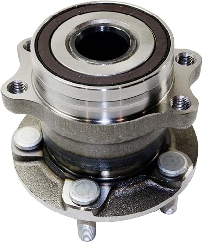 Miniatura 6 de Evan-Fischer Buje de rueda y rodamiento compatible con Subaru Forester trasero izquierdo o derecho AWD 2014-2016 con pernos codificadores ABS