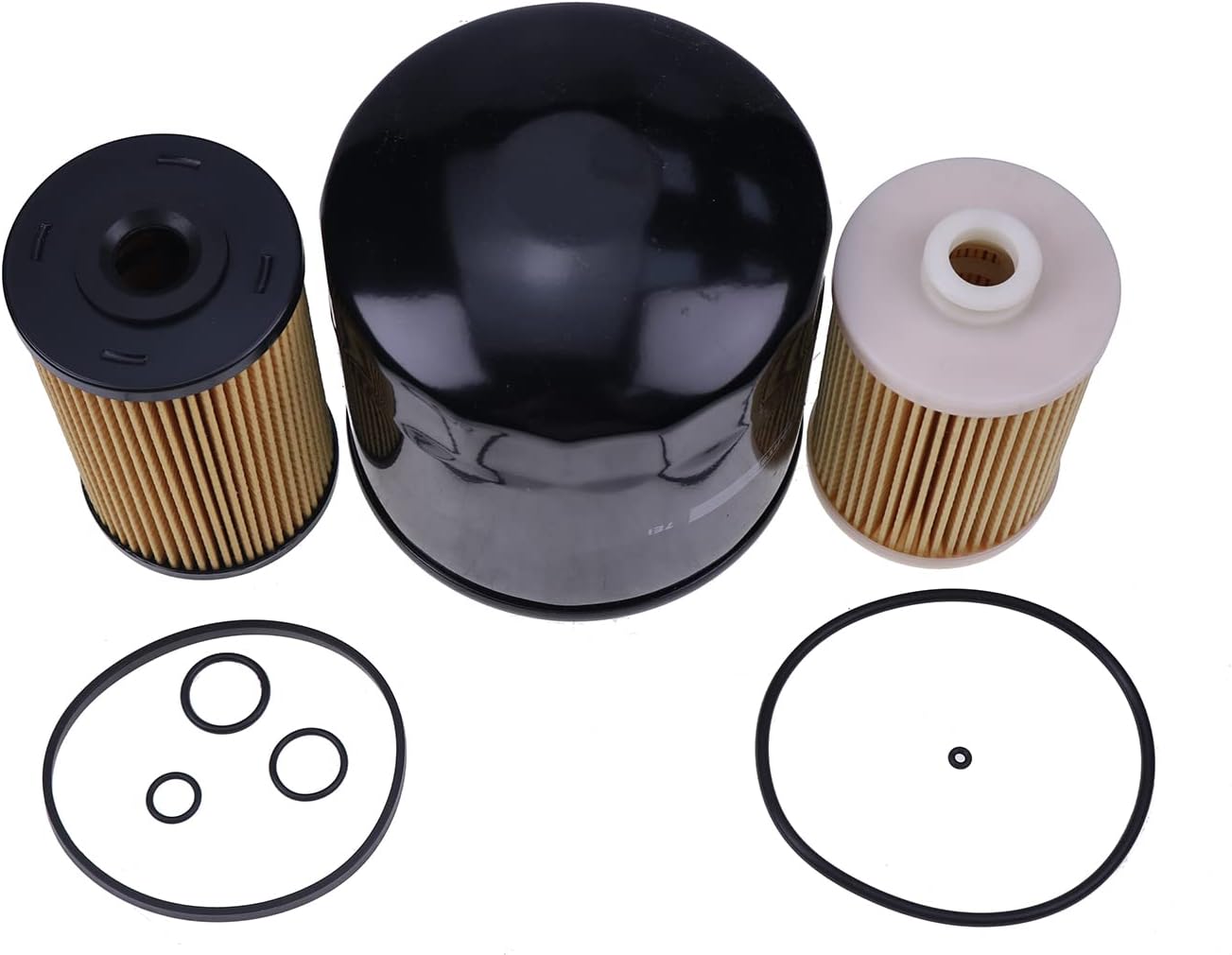 Solarhome Fuel Oil Filter Kit 8-98147-525-0 8-98165-375-0 8-98147-570-0 2-90654-800-0 Compatible with ISUZU NPR-HD NRR NQR 2011-1015