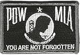 Tactical POW/MIA Patch - Black