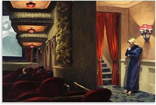 Edward Hopper Work Title(Edward Hopper) beautiful Poster Canvas Wall Art Picture Prints Hanging Photo Gift Idea Decor Homes Artworks 24x36inch(60x90cm)
