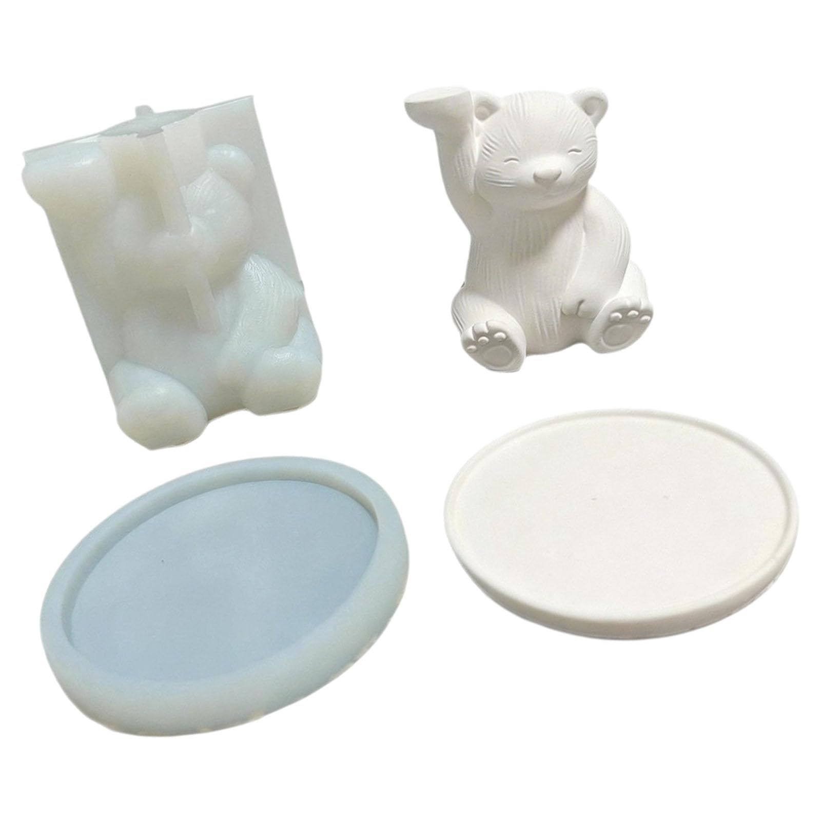 APGLSXY Flexible Silicone Bear Suitable for Plasters and Soap Creation Craft