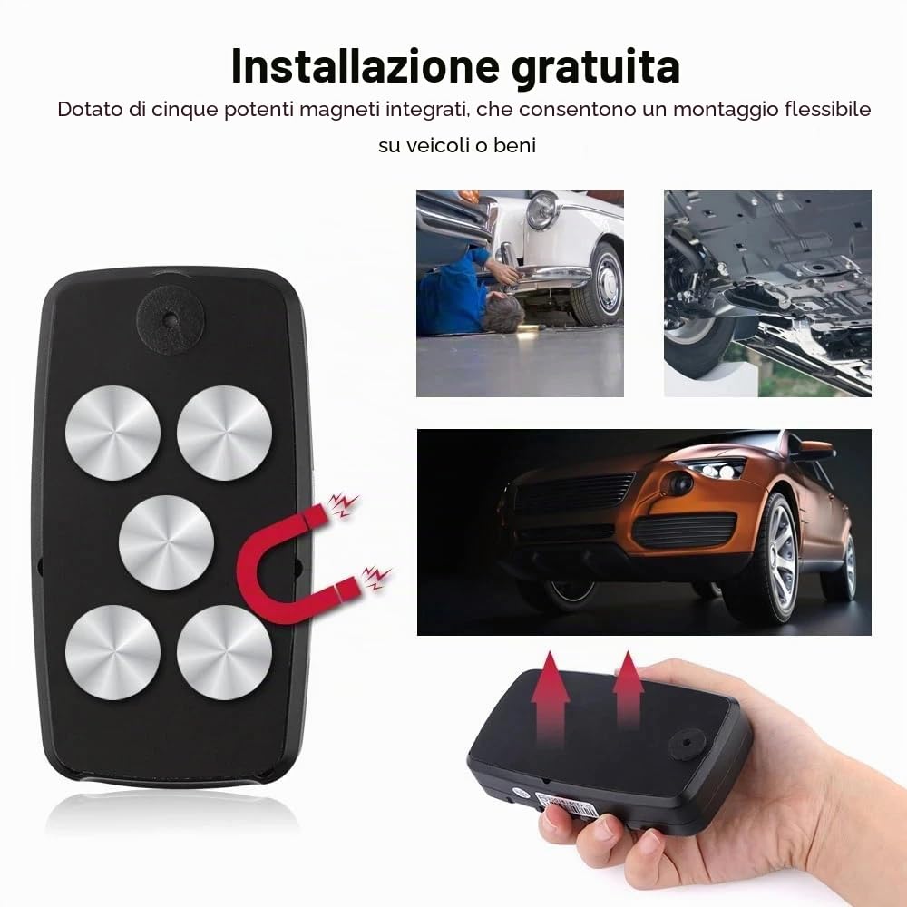 4G Localizzatore GPS Tracker per Auto 20000mAh Impermeabile Nascosto 4G GPS APP Senza Abonamento con Funzioni di Allarme Antifurto Tracciamento Globale in Tempo Reale per Auto,Camion,Altri Veicoli