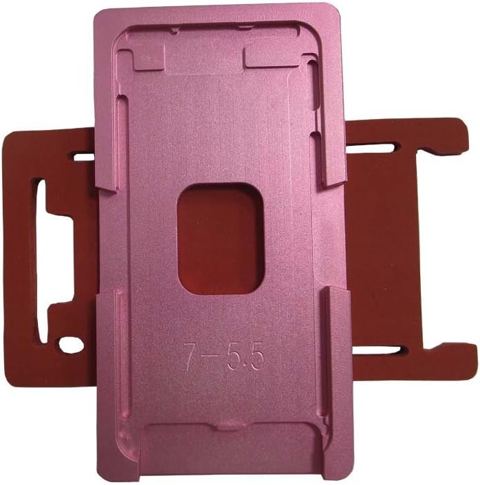 Aluminium Metal Mold For iphone 7 Plus 5.5" Glass With Bezel Frame OCA Laminating Mould With RubberFor OCA Laminator Machine