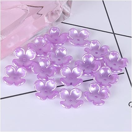 Amazon Co Jp Dekori ミニ フラワービーズ お花 小花 16mm約400個 フラワー ビーズ 四つ葉のクローバーの花びら 穴あり 花パーツ ビーズキャップ かわいい フラワー チャーム ビーズパーツ アクセサリーパーツ クリスマス ジュエリー用 手芸用品 手作り素材 ビーズ