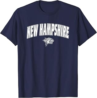 New Hampshire Wildcats Arch Over Navy Officially Licensed T-Shirt