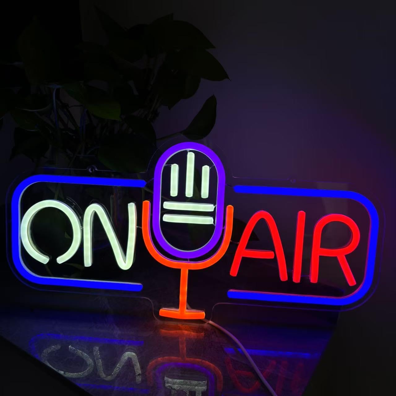 On Air Led Neon Sign Podcast Studio Neon Sign On Air Sign Streaming Sign Cool Led Signs Game Room Wall Art Decor Scene Decor