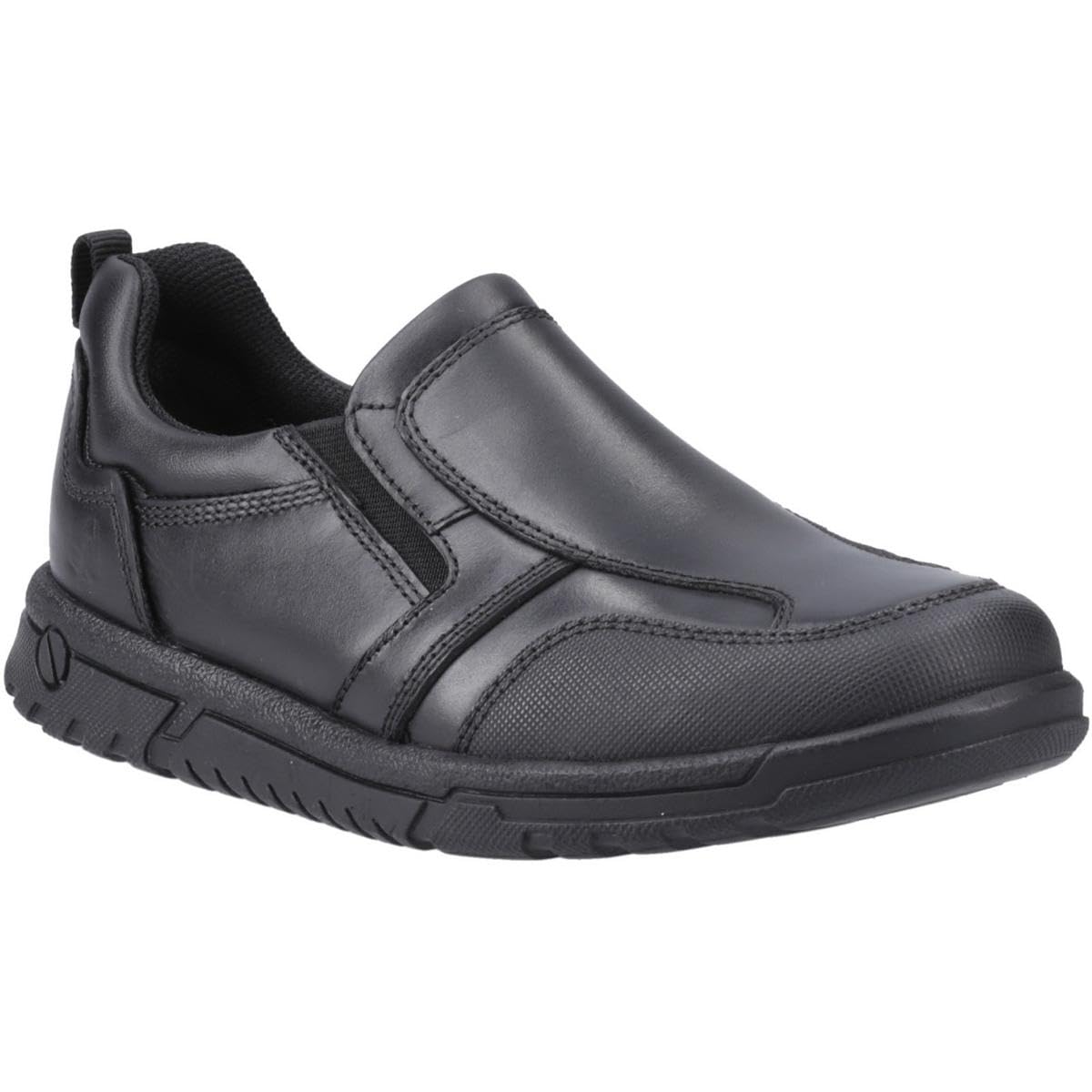 Hush Puppies Boys Sergio Slip On SNR, Black, 3 UK