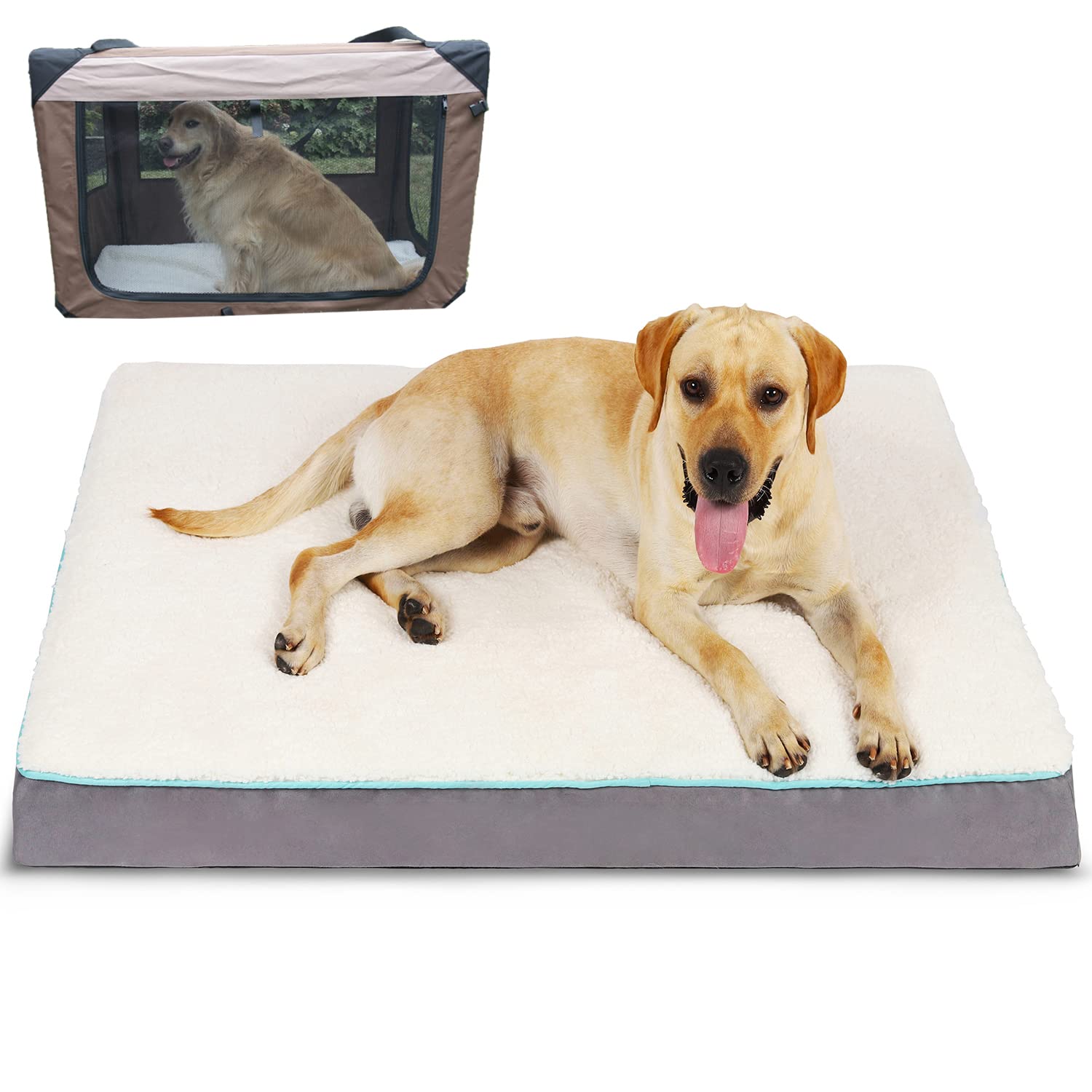 See full amazon price history chart for EDUJIN Large Egg Crate Foam Gray Dog Bed - Orthopedic Rectangle Pet Bed with Removable Washable Cover EDUJIN Large Egg Crate Foam Gray Dog Bed - Orthopedic Rectangle Pet Bed with Removable Washable Cover (B09J1ZZV5Q) Amazon Price History, Amazon Price Tracker