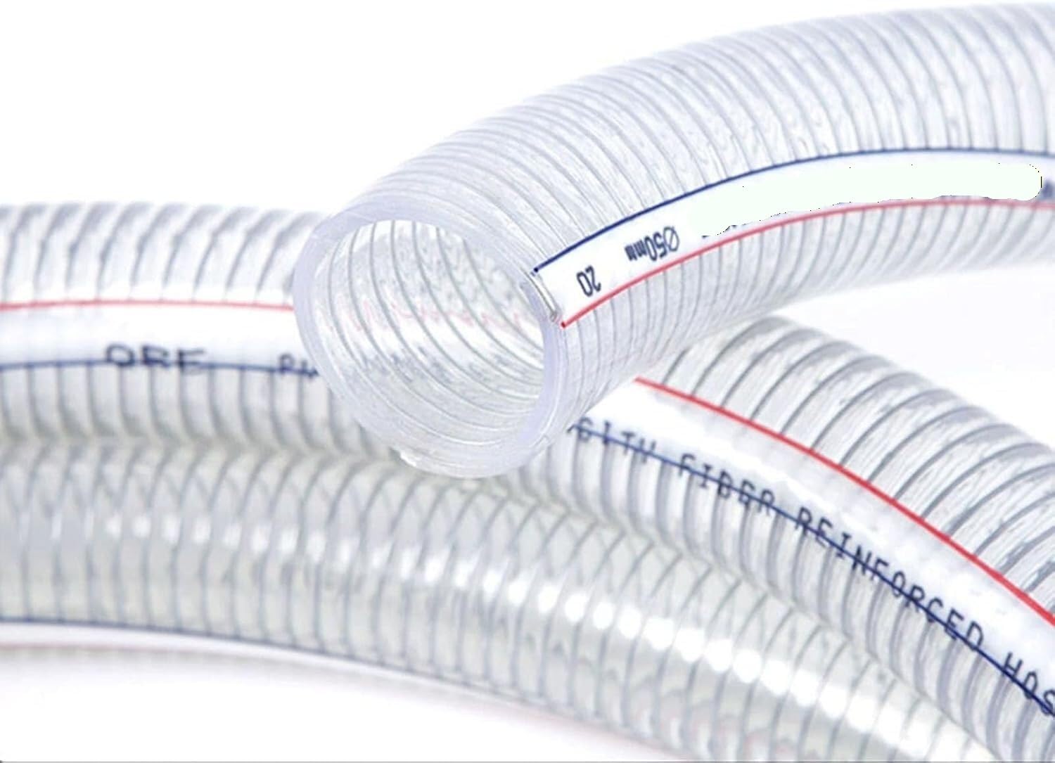wąż do beczki na deszczówkę, Wąż spiralny z drutu stalowego PVC(Wall Thickness 3.5mm)