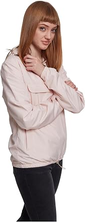 Urban Classics Ladies - Pull Over Jacket Light Pink - XS