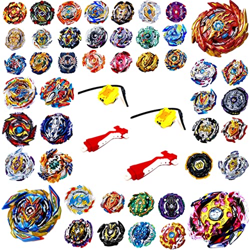 elrozo Bursttop 6er Set Zufall + 2X Launcher + 2X Grip Kreisel für Burst...