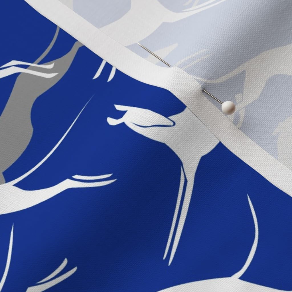 Spoonflower Fabric - Greyhounds Printed on Petal Signature Cotton Fabric by The Yard - Sewing Quilting Apparel Crafts Decor