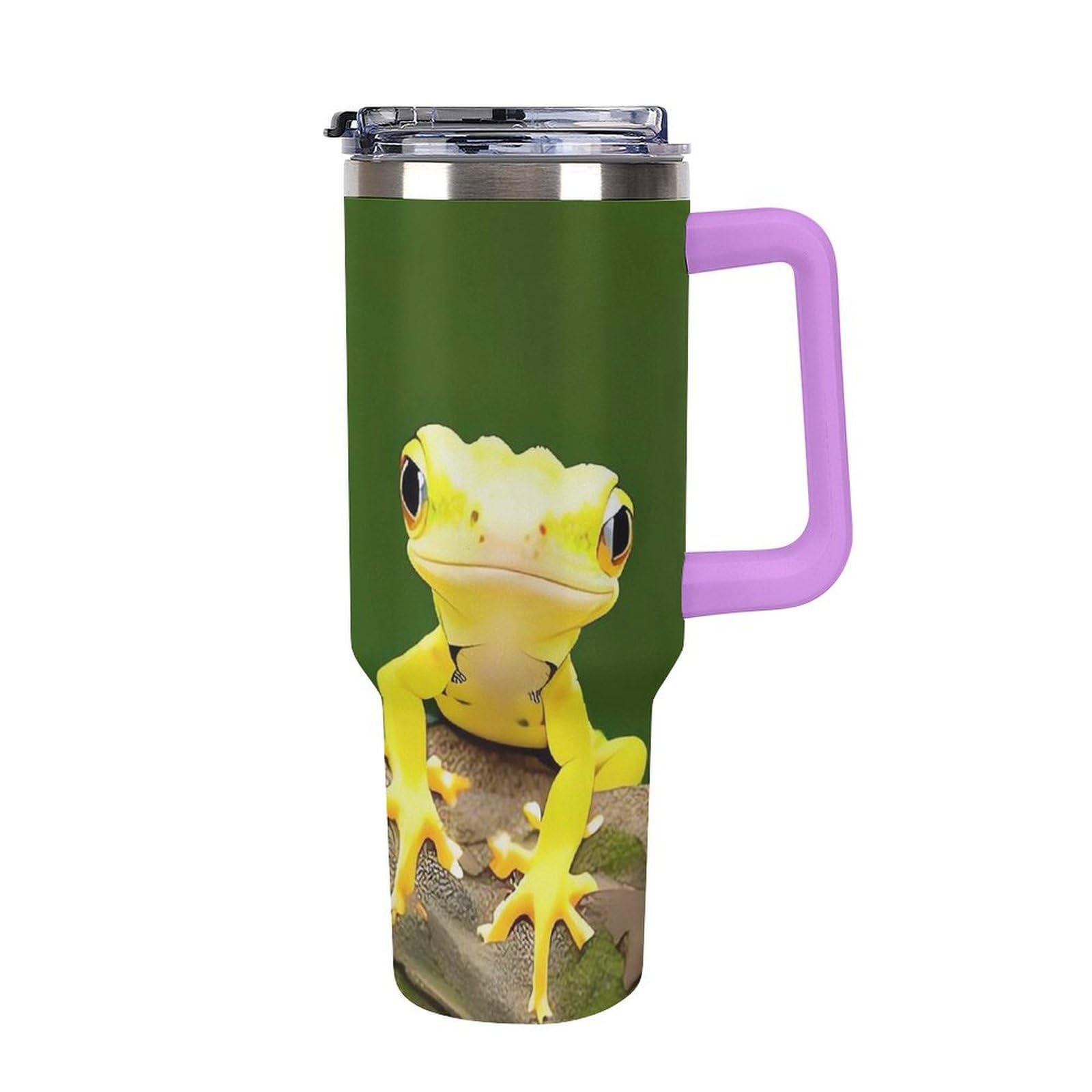 Porte-gobelet de voiture imprimé gecko pour garder un habitacle propre