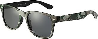Drifter Sunglasses Camo Classic Style Retro Sun Shades Eye Glasses UV400 Protection Unisex For Men Women Golf Cycling Sports Fishing Travel – Lightweight Frame Fashion Eyewear Outdoors