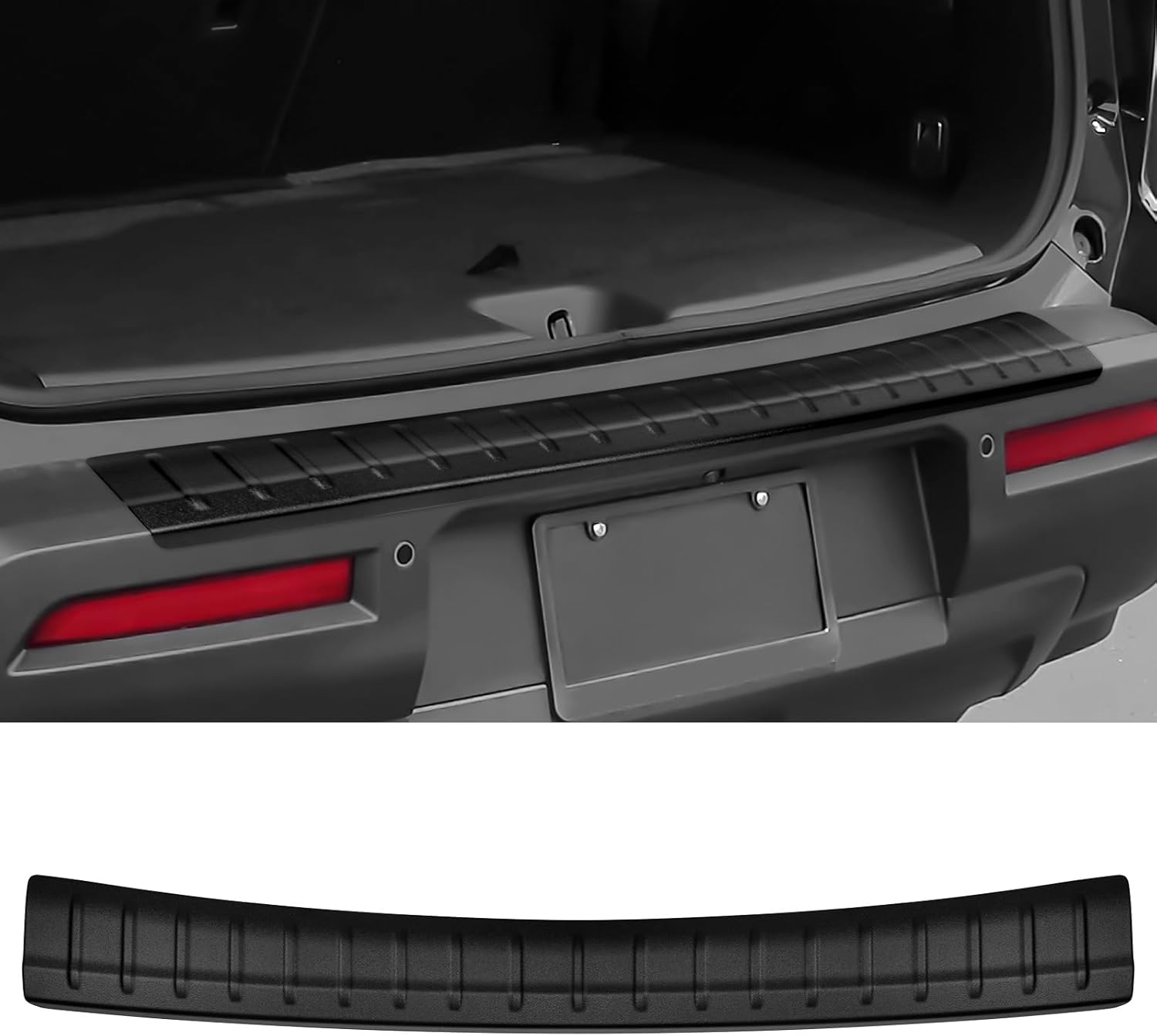 Rear Bumper Protector Compatible with Nissan Pathfinder 2022-2025 Accessories External Rear Bumper Protector ABS Material Matte Black Trunk Door Entry Guards