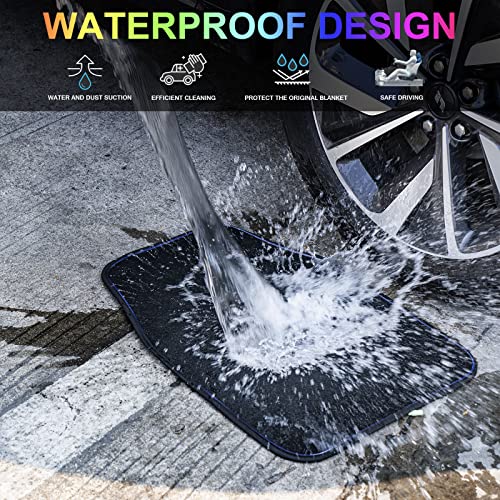 Car Floor Mats With Led Strip Light, Universal Fit Black Automotive Carpet, Anti-Slip Design Waterproof Rgb Color Neon Car Decor Accessories For Cars, Suv, Trucks, Sedan, Jeeps, Vans #TOP6