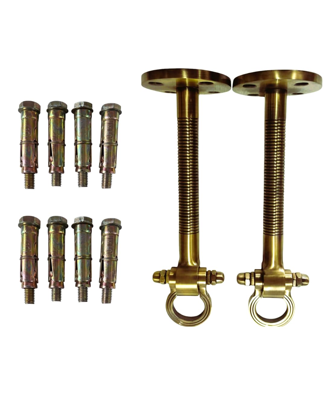 Antique Brass Finish Heavy Duty NO 1 KADA for Patio JHULA, Super HI-Grade KADA Patio Swing, Hammock Swing 25MM Rod with Wt Capacity of 2000KG, (Pack of 2PCS). (12 INCH)-image-27