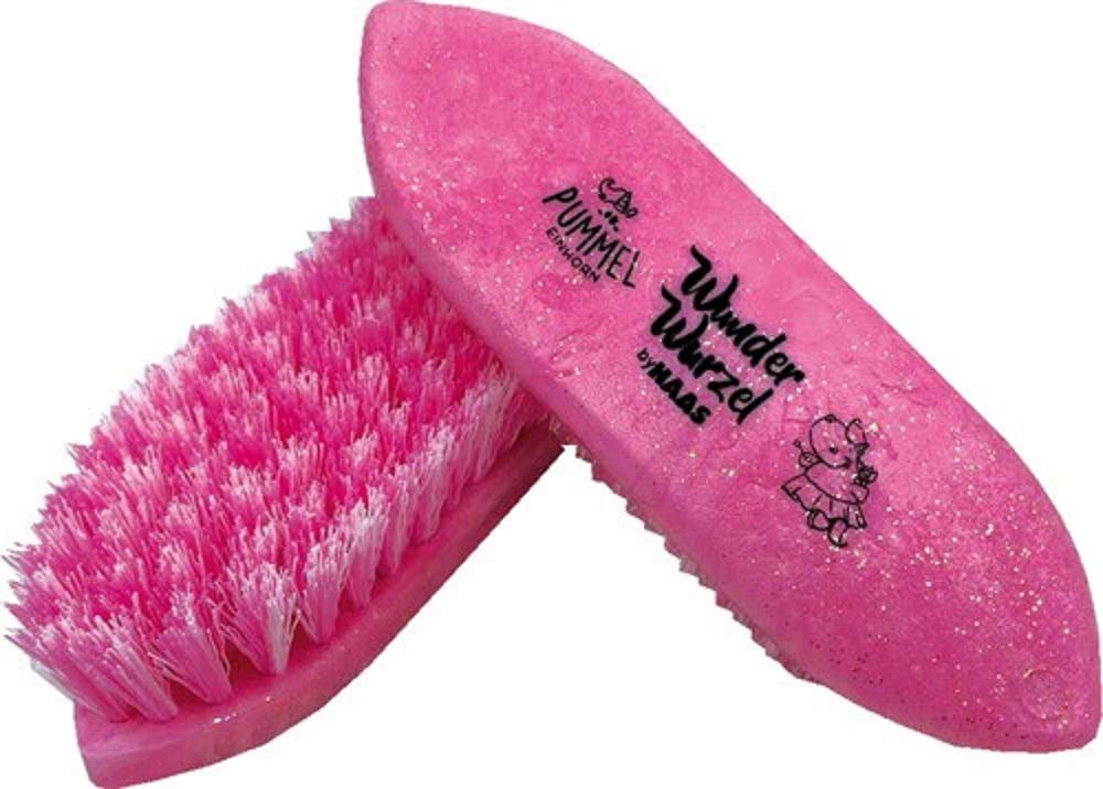 Brosse cheval HAAS Pummeleinhorn crinière brosse de pansage en crins de cheval naturels