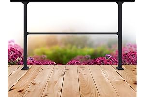 CHR Horizontal Simple Flat Panel Railing Kit for Outdoor Spaces