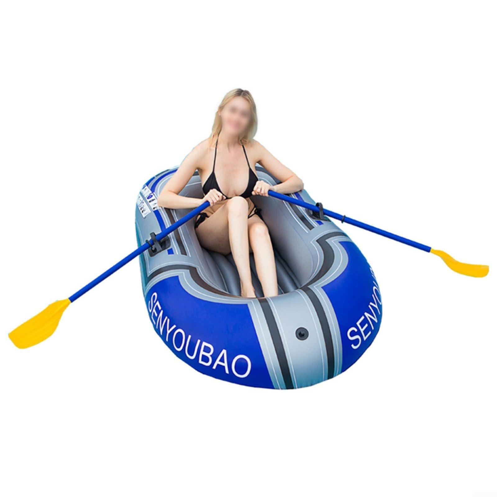 Barca gonfiabile, galleggiante per piscina con doppie valvole dell'aria anti perdite, per vacanze estive