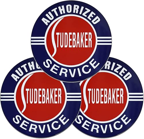 Autorizado Studebaker Service Motor Oil Gasolina Mayberry Reproducción Car Company Garaje Letreros Metal Vintage Estilo Decoración Metal Estaño