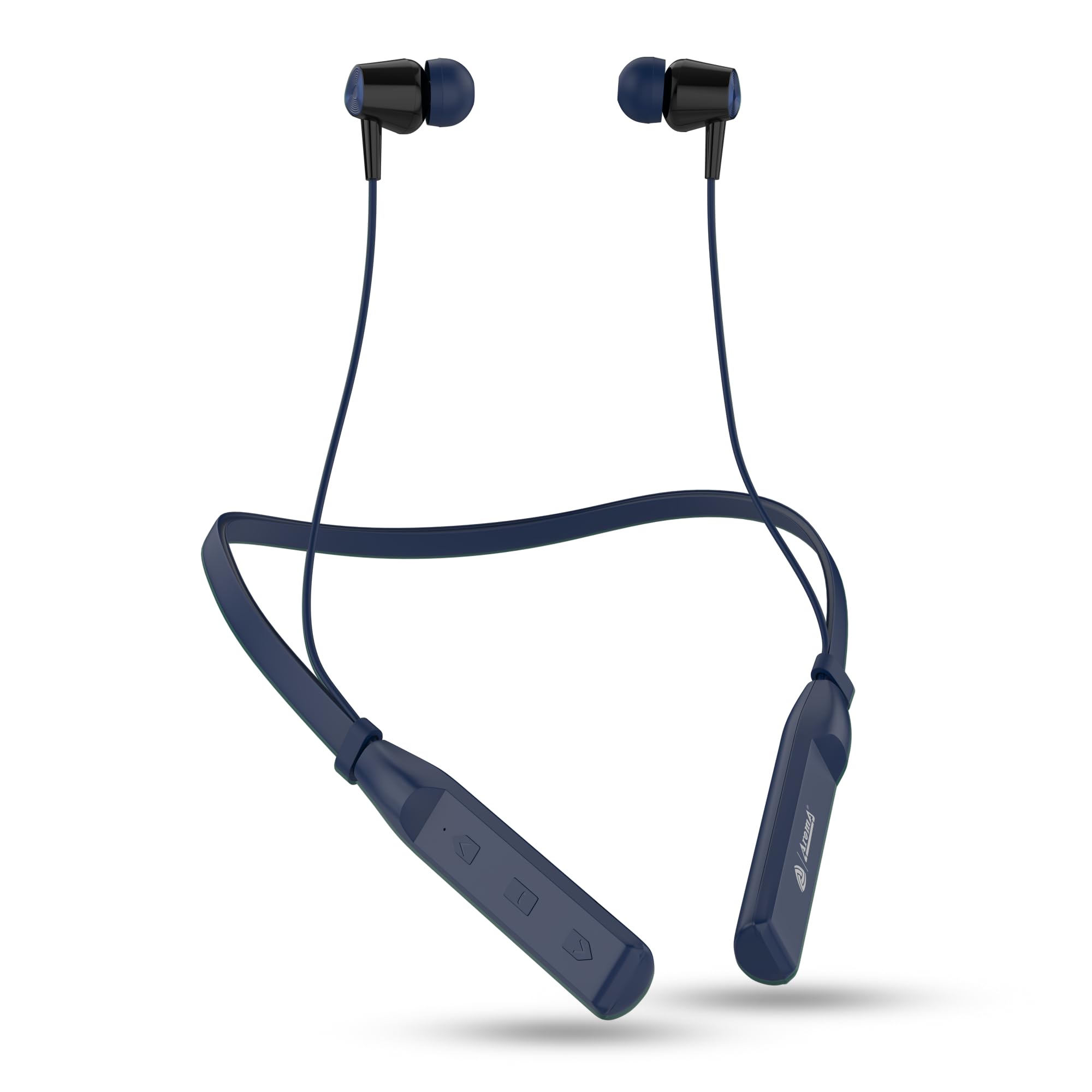 AROMA NB119 Giga Wireless Neckband – Up to 60H Playtime | Dual Pairing | Fast Charging | Heavy Bass (Graphite Blue)-picture-25