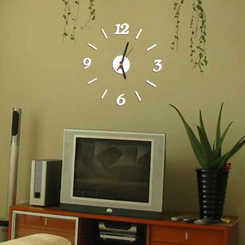 Buy beetleNew Clocks Frameless Large Wall Clock Modern DIY Big Watch
