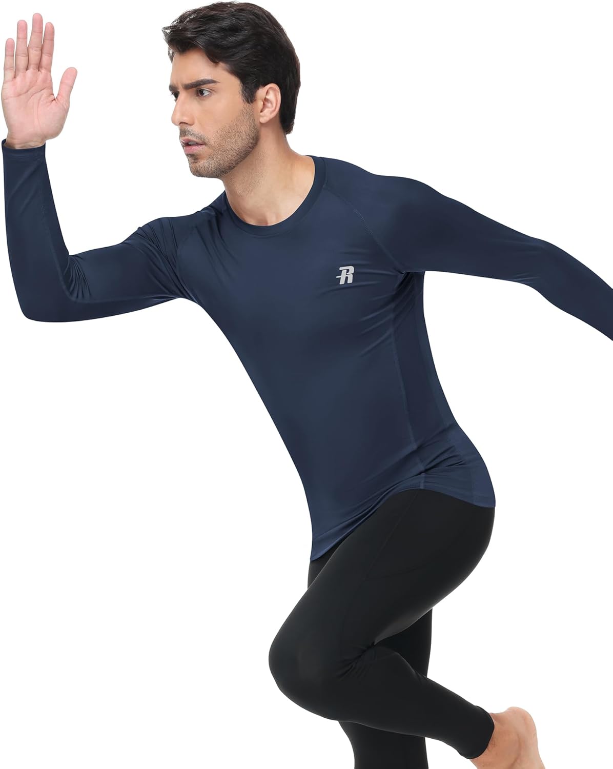 Runhit Compression Shirts for Men Long Sleeve Cool Dry Workout Undershirts Athletic Running Base Layer Top for Sports Gym - Image 7