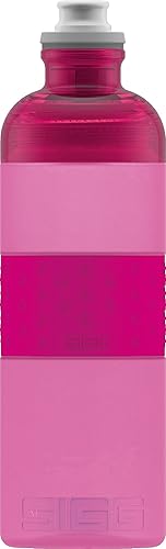 SIGG - Botella de agua deportiva - Hero Berry - Exprimible - A prueba de fugas - Ligera - Apto para lavavajillas - Sin BPA - Rosa - 20 onzas