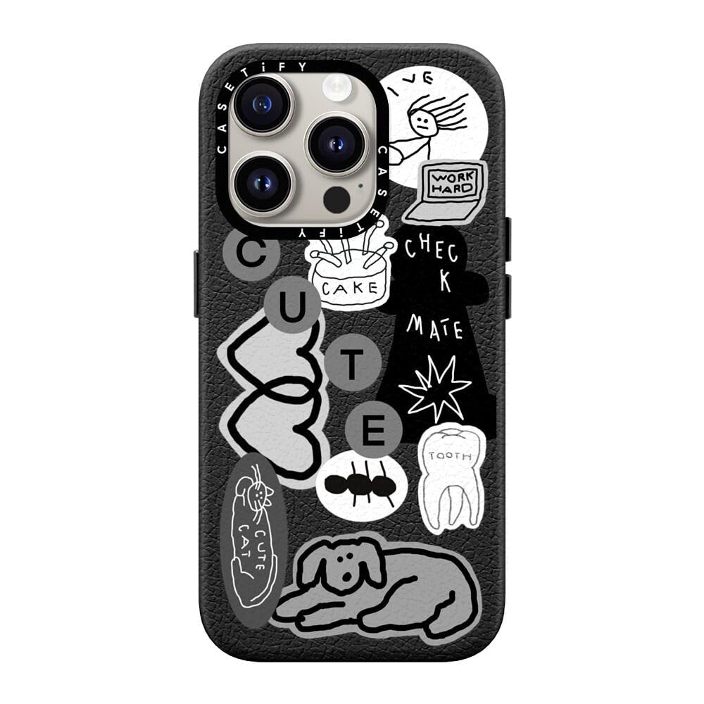 Amazon.co.jp: CASETiFY (ケースティファイ) レザー iPhone 15 Pro用
