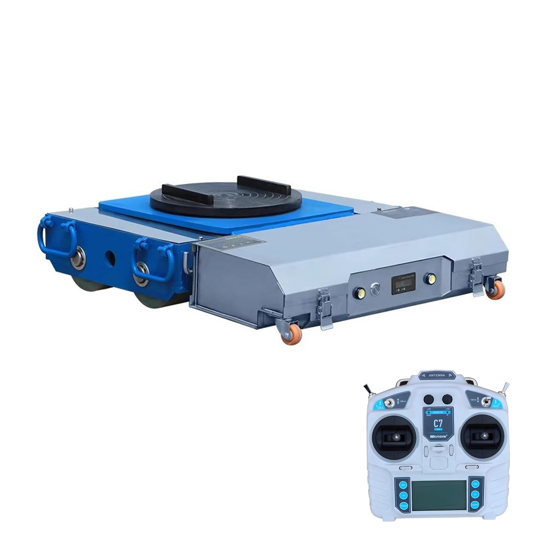 Pattini elettrici con telecomando – ty Industrial Roller per un facile movimento a 360° e trasporto del carico (50 tonnellate)