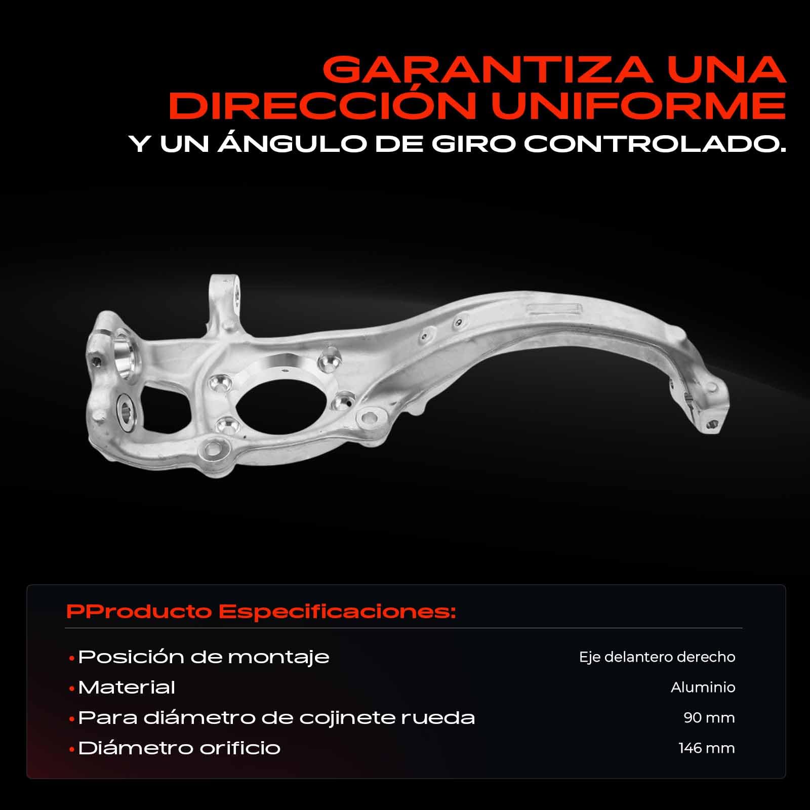Frankberg Mangueta de dirección Delantero derecho Compatible con A4 Avant 8K5 A4 8K2 A4 Allroad 8KH A5 8T3 Q5 8RB Replace# 8K0407254