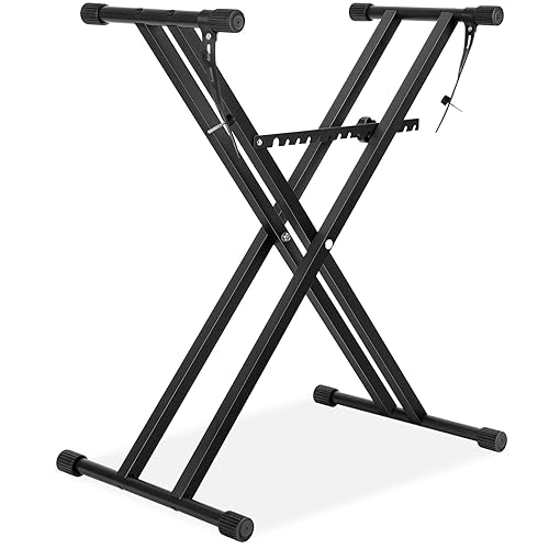 AODSK Double X Keyboard Stand - Adjustable Height 20.47-36.6 Inches,
