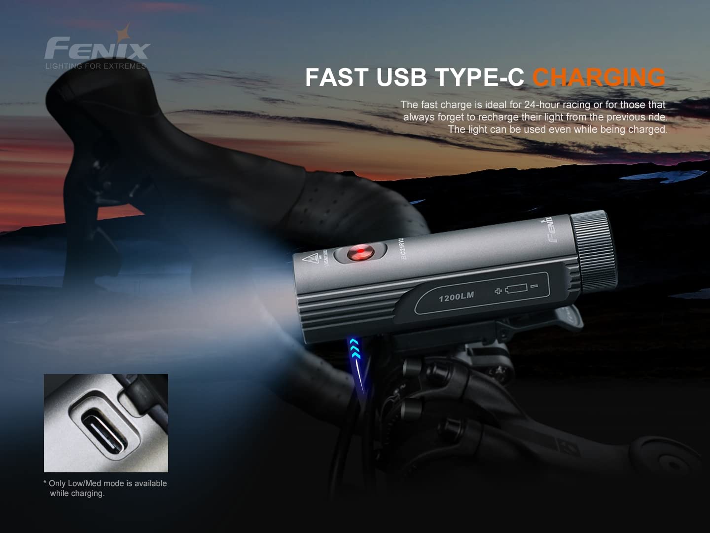 fenix BC21R v3.0 - Luz para Bicicleta de montaña y Senderismo