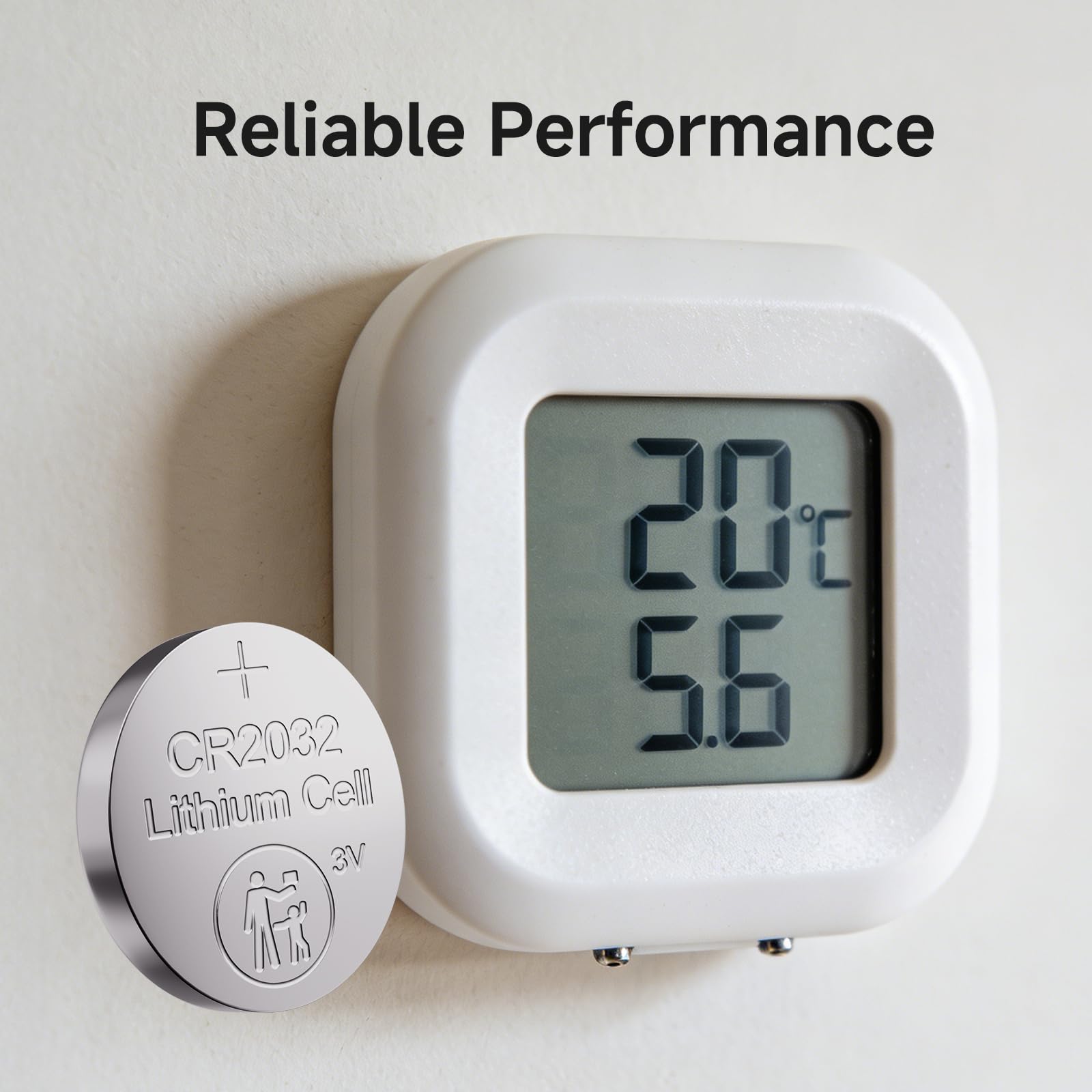 CR2032 - Batería de litio de 3 V, paquete de 100, batería de botón de 3 V, batería de litio para relojes, calculadoras, control remoto de coche, llavero