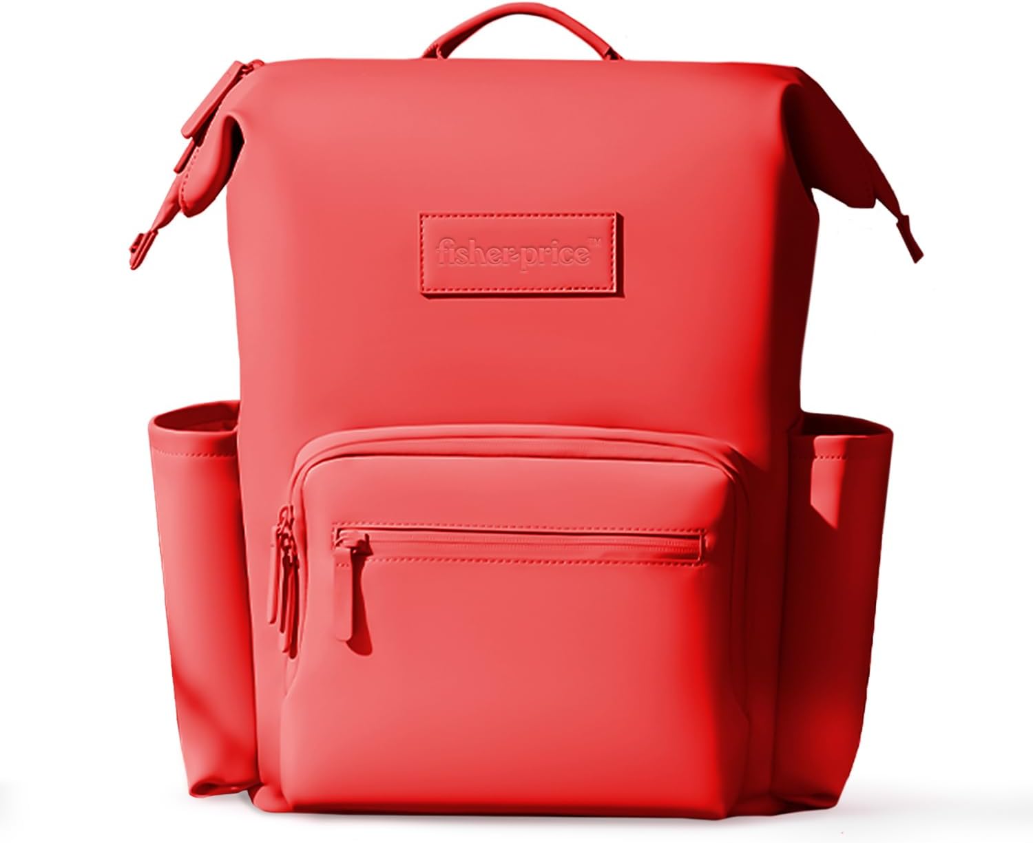2 Compartments Baby Diaper Bag/Maternity Backpack for Mom/Mother with Travel Friendly Design, Waterproof, Insulated Milk Bottle Pocket, Large Capacity - (Red), 5 Litres