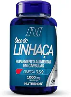 Nutrends Óleo De Linhaça 1000Mg 60 Cápsulas