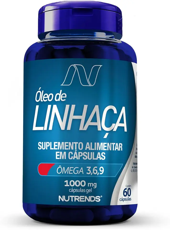 Nutrends Óleo De Linhaça 1000Mg 60 Cápsulas