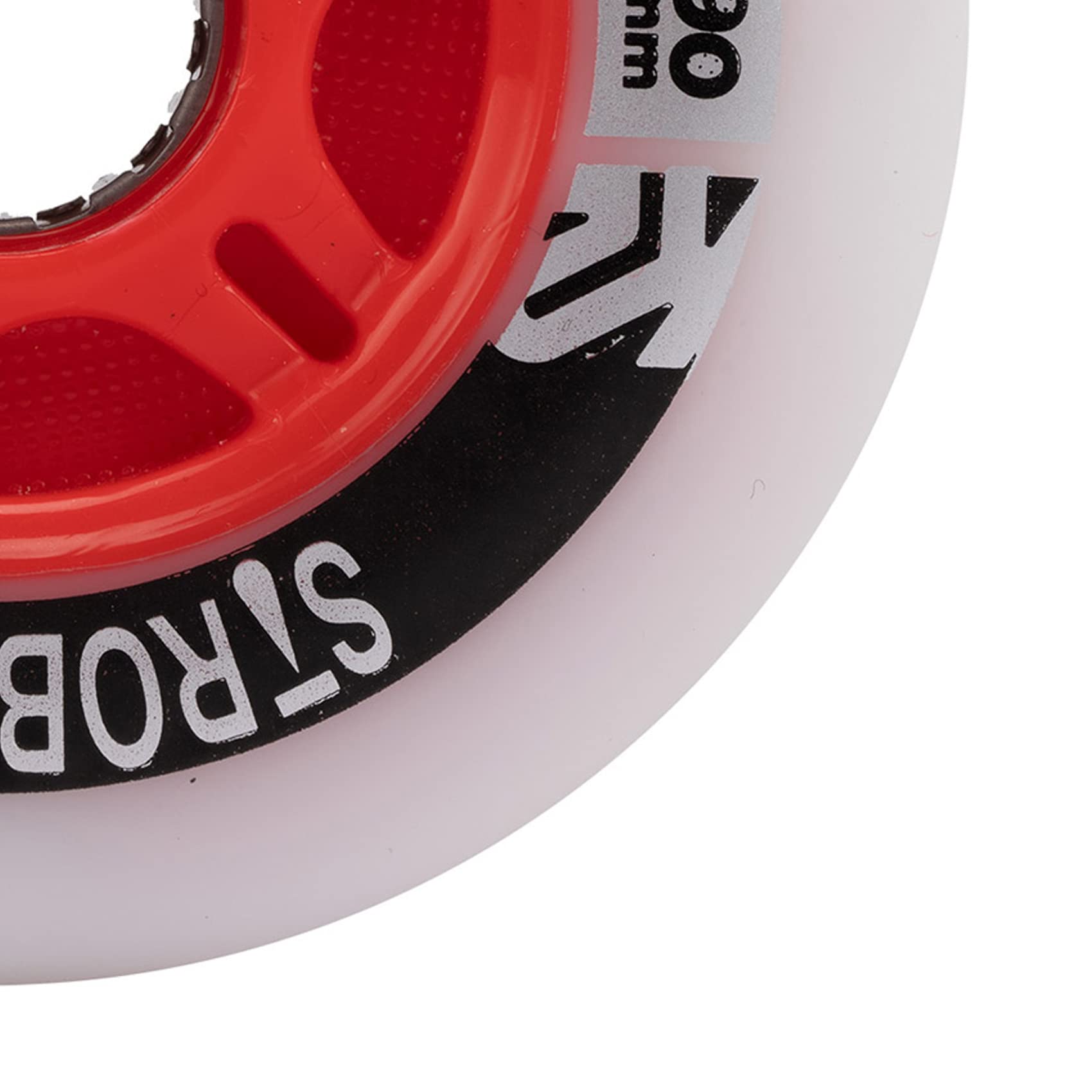 K2 Skate Strobe 90MM - 2 Pack Light Unisex – Erwachsenen Inline Skate Rollen — White — 30G3100
