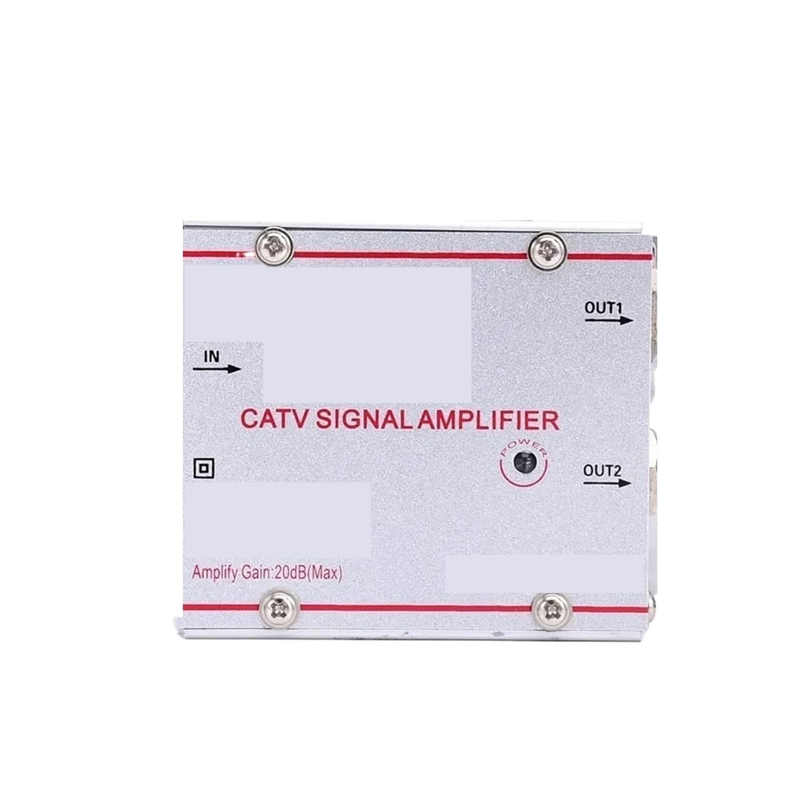 Amplificatore Splitter For TV Via Cavo 20dB Antenna Digitale Di Segnale Apparecchiature Domestiche Da 45 MHz A 860 Copertura più ampia(1 in 6 out)