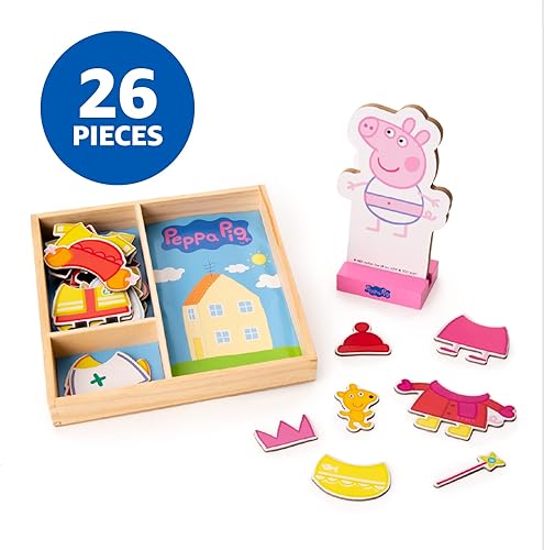 Miniatura 2 de Rompecabezas magnético de madera The Canadian Group Peppa Pig (25 piezas)