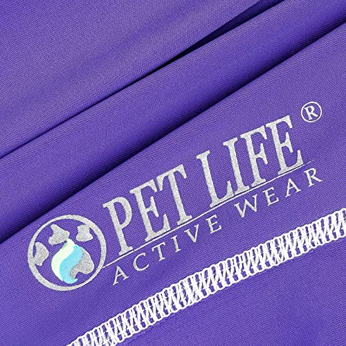 Pet Life ® Active Racerbark 4-Way Stretch and Quick Dry Fitness and Yoga Reflective Performance Dog T-Shirt Tank Top