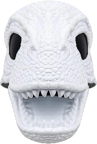 Miniatura 2 de AMUGEL Máscara de dinosaurio con mandíbula de apertura, disfraz de dinosaurio para Halloween, dinosaurio, cosplay, fiesta, accesorios