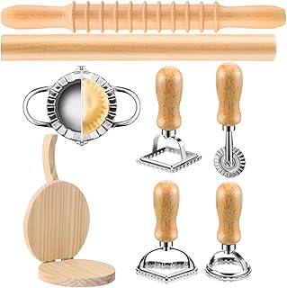 Herramientas De Fabricación De Pastas, Kit De Fabricación De Bolas De, Juego De Pasta De Madera, Juego De Hornear Multipropósito, Formas De Versátiles, Color Marrón Claro, Para Fideos