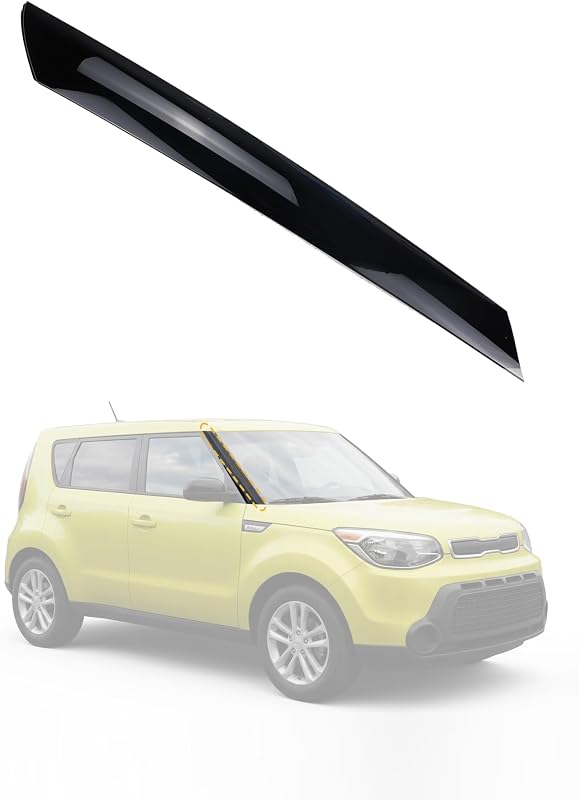 Moldura externa da coluna A do para-brisa dianteiro Flecto para Kia Soul 2010 a 2013, lado direito – 1 unidade